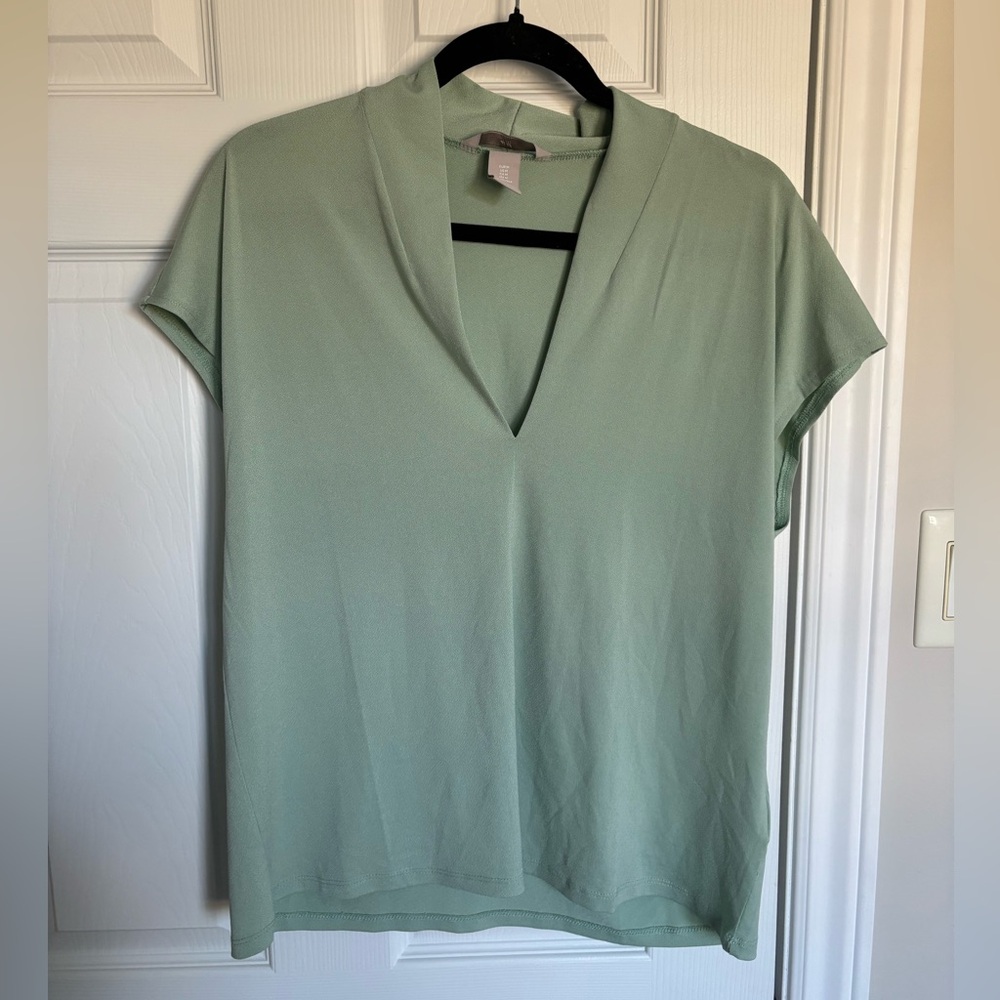 H&M Mint Green Blouse